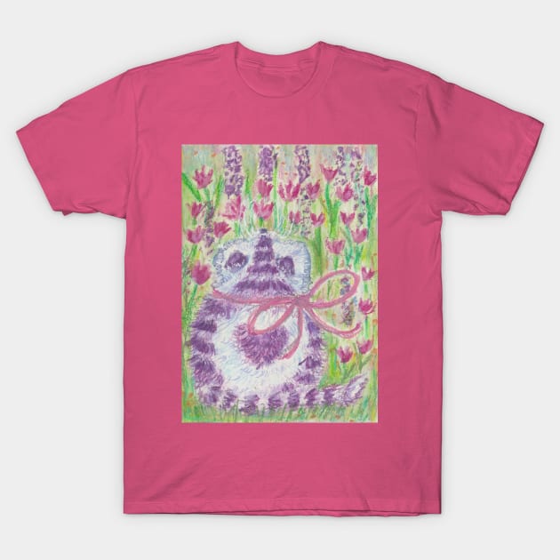 purple kitten T-Shirt by SamsArtworks